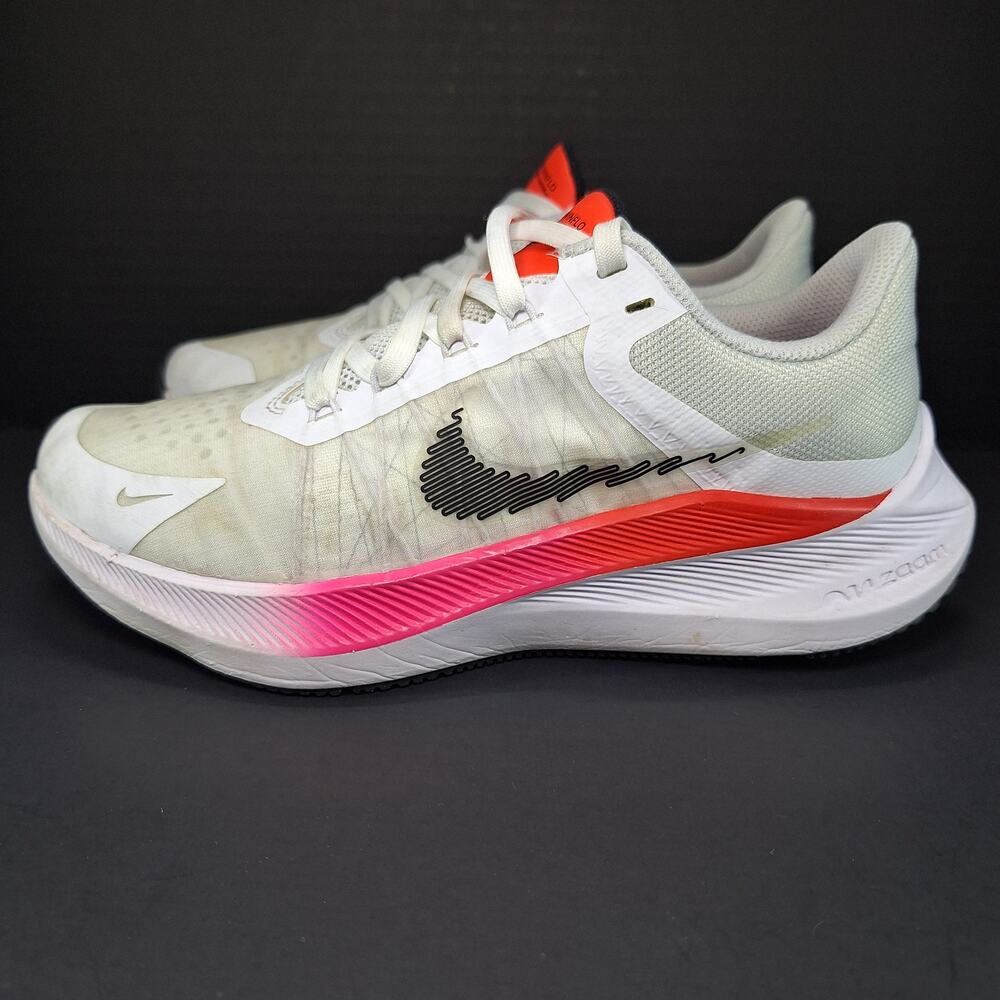 Nike Winflo 8 Womens 6.5 White Rawdacious CW3421-100 Running Shoes Sneakers - Picture 4 of 14
